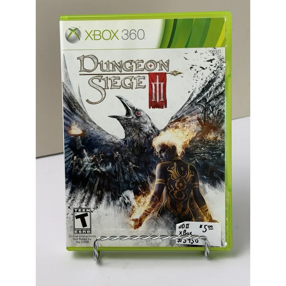 Dungeon Siege 3 III (Xbox 360, 2011) Complete With Manual